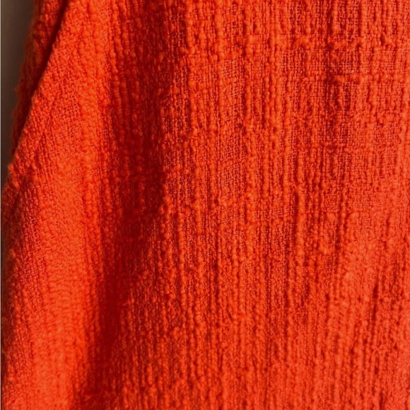 J. Crew Size 6 Orange Sheath Dress in Textured Tweed with Pockets EUC! - Picture 5 of 7